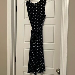 Ralph Lauren polka dot dress with strap to tie